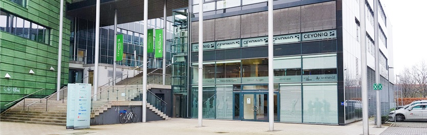 Gebäude vom COMCAVE.COLLEGE Standort Bielefeld