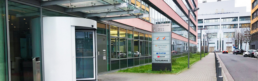 Gebäude vom COMCAVE.COLLEGE Standort Frankfurt