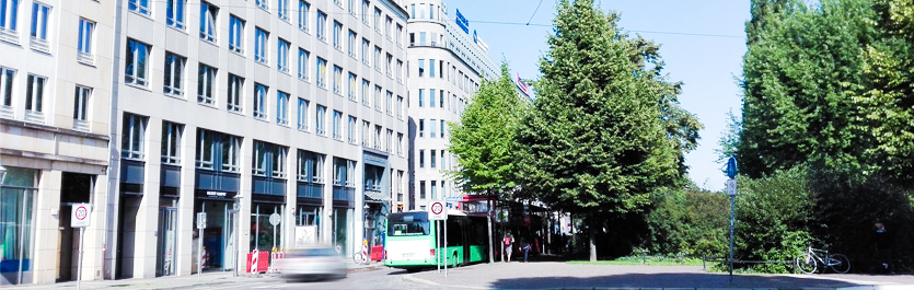 Gebäude vom COMCAVE.COLLEGE Standort Leipzig