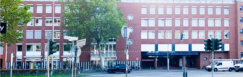 Gebäude vom COMCAVE.COLLEGE Standort Münster