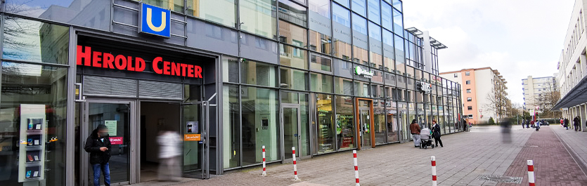 Gebäude vom COMCAVE.COLLEGE Standort Norderstedt