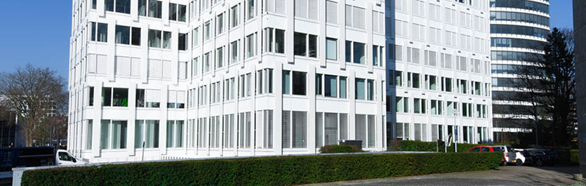 Gebäude vom COMCAVE.COLLEGE Standort Düsseldorf II