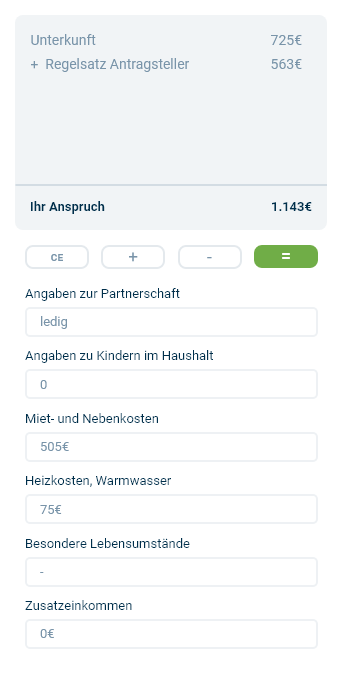 Brgergeldrechner: Alle Infos & Beispiele | COMCAVE